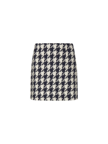 Tommy Hilfiger Skirt - WOOL BLEND HOUNDST SHORT SKIRT patterned