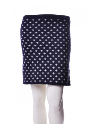 Tommy Hilfiger Skirt - TALBOT FAIRISLE SKIRT dark blue