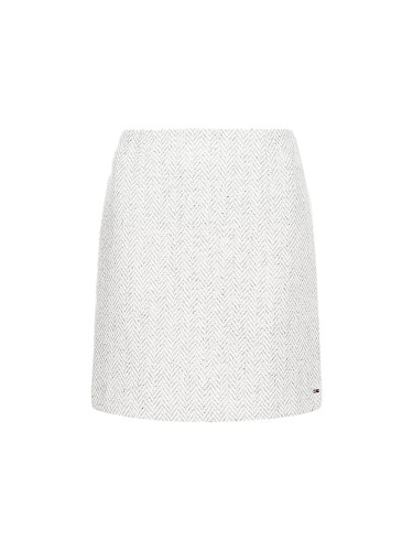 Tommy Hilfiger Skirt - WOOL BLEND HERRINGB SHORT SKIRT grey