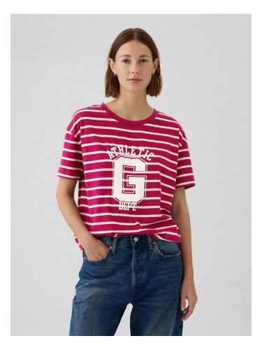 GAP Oversize Striped Athletic T-Shirt - Ladies