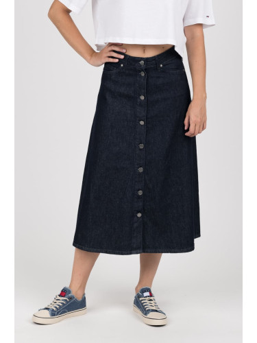 Tommy Hilfiger Skirt - SKIRT HW TAMARA dark blue