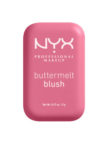 NYX Professional Makeup Buttermelt Blush руж - пудра цвят 06 For the Butta 5 гр.