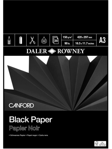 Daler Rowney Canford Coloured Paper A3 150 g Скицник