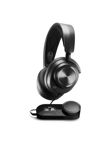 Слушалки SteelSeries Arctis Nova Pro, микрофон, гейминг, Active Noise Cancellation, GameDAC Gen 2, Nova Pro Acoustic System, 360° Spatial Audio, USB, AUX, черни