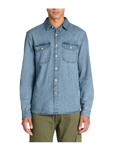 Celio Denim Shirt Jambray - Mens