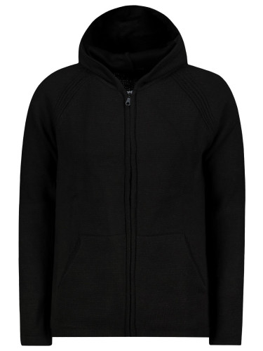 Trendyol Black Slim Fit Hooded Cardigan Cardigan