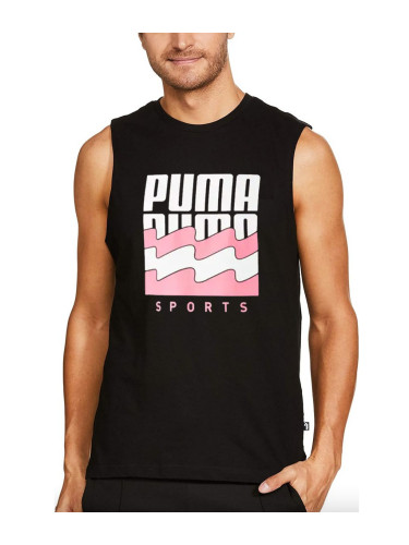 PUMA Summer Graphic Tank Top Black