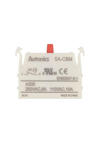 Контактен блок SA-CBM, 5A/230VAC, SPST-NC, AUTONICS