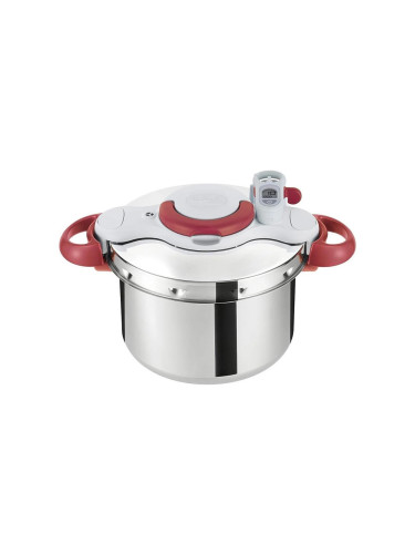 Tefal - Тенджера под налягане 6 l CLIPSO MINUT PERFECT неръждаем