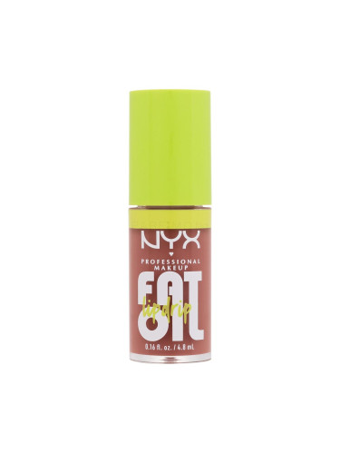 NYX Professional Makeup Fat Oil Lip Drip Масло за устни за жени 4,8 ml Нюанс 10 Splash Of Cream