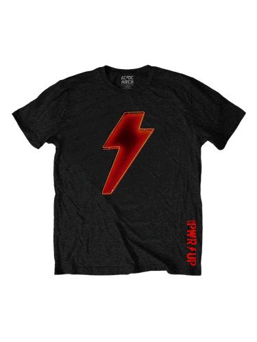 AC/DC Риза Bolt Logo Unisex Black 2XL