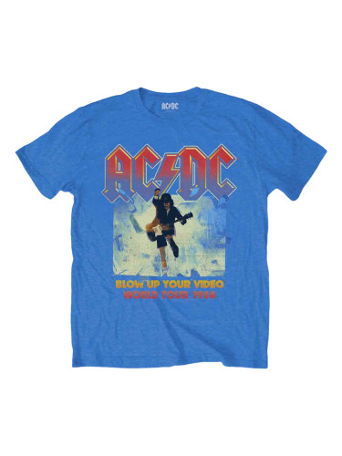 AC/DC Риза Blow Up Your Video Unisex Mid Blue 2XL