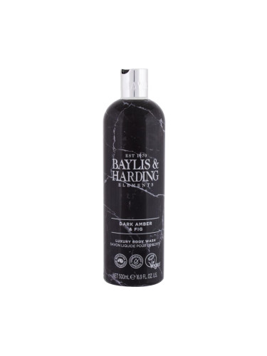 Baylis & Harding Elements Dark Amber & Fig Душ гел за жени 500 ml