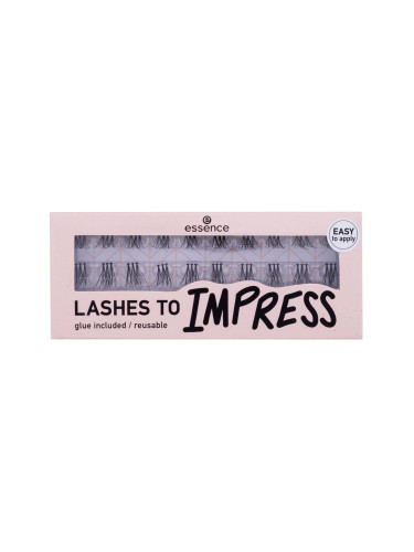 Essence Lashes To Impress 07 Bundled Single Lashes Изкуствени мигли за жени 1 бр увредена кутия