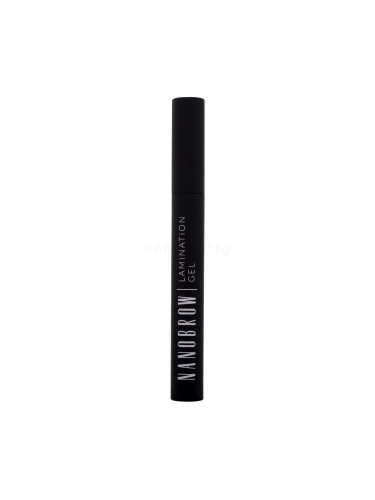 Nanobrow Lamination Gel Спирала за вежди за жени 7 ml Нюанс Black увредена кутия