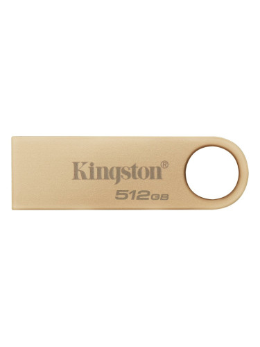 Памет 512GB USB Flash Drive, Kingston DataTraveler SE9 (Gen 3), USB 3.2 Gen 1, златиста