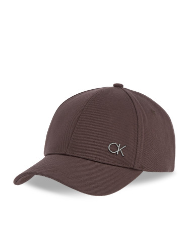 Шапка с козирка Calvin Klein K50K512349 Кафяв