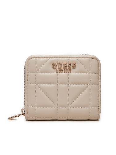 Малък дамски портфейл Guess Assia SWQG84 99370 Сив