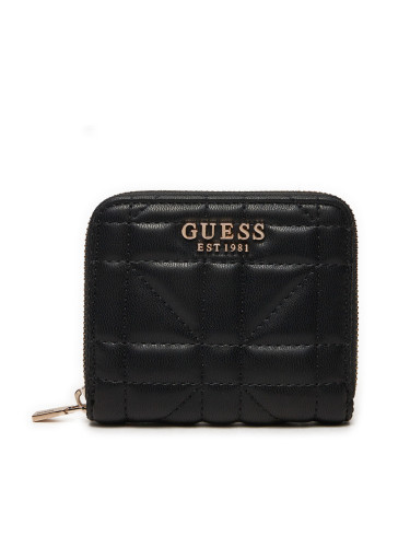 Малък дамски портфейл Guess Assia SWQG84 99370 Черен