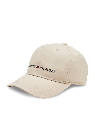 Шапка с козирка Tommy Hilfiger Essential Cap AU0AU01667 Бежов