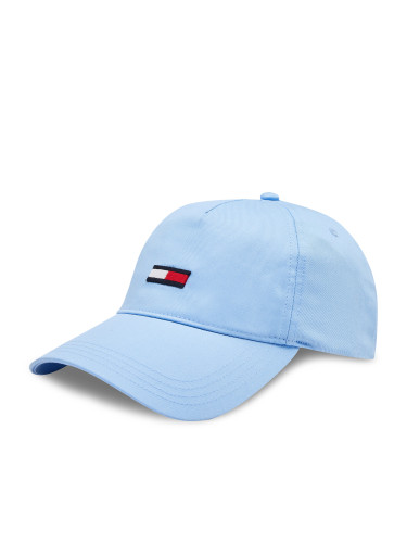 Шапка с козирка Tommy Jeans Tjw Elongated Flag 5 Panels Cap AW0AW15842 Син