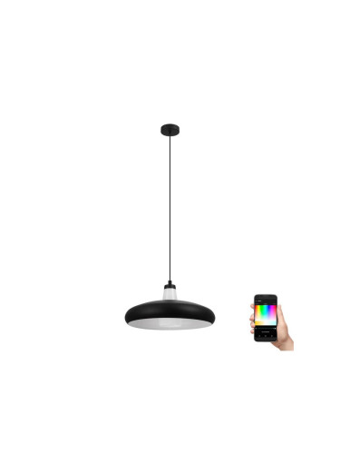 Eglo 99032 - LED RGB Димируем висящ полилей TABANERA-C 1xE27/9W/230V