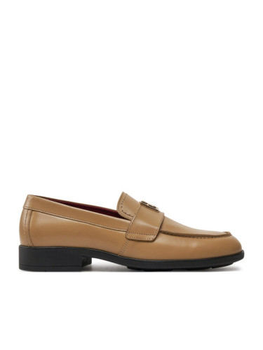 Tommy Hilfiger Лоуфъри Th Leather Classic Loafer FW0FW07961 Каки