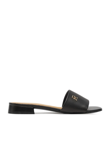 Tommy Hilfiger Чехли Th Flat Sandal FW0FW08290 Черен