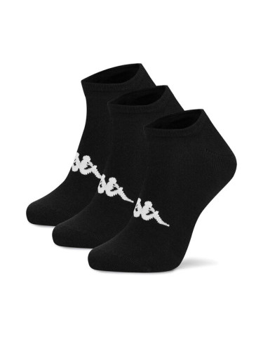 Kappa Къси чорапи Z4441 AW24 (3-PACK) Черен