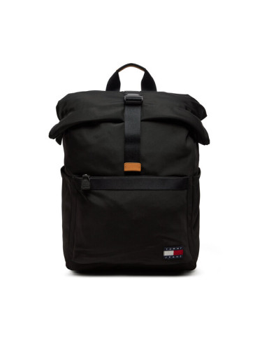 Tommy Jeans Раница Tjm Essential Rolltop Backpack AM0AM12414 Черен