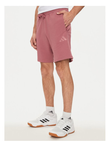 adidas Спортни шорти ALL SZN French IY6560 Розов Regular Fit