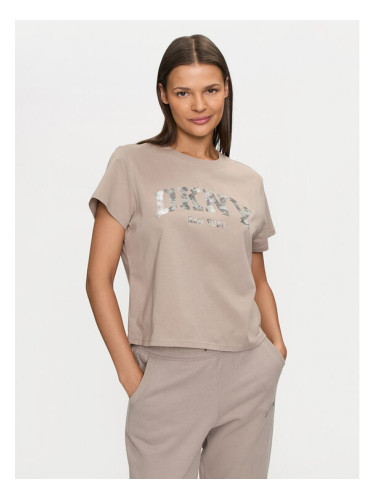 DKNY Sport Тишърт DP4T9991 Бежов Relaxed Fit