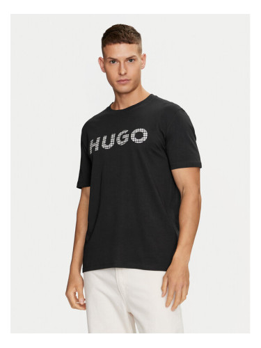 Hugo Тишърт Dulivio_U243 50519724 Черен Regular Fit