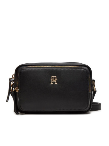 Tommy Hilfiger Дамска чанта Soft Utility Camera Bag Pu AW0AW16709 Черен