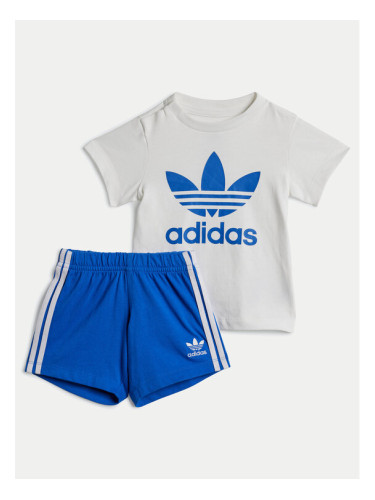 adidas Комплект тишърт и панталонки JE0525 Син Regular Fit