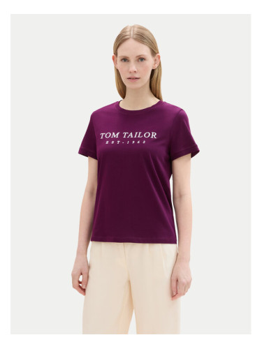 Tom Tailor Тишърт 1043695 Виолетов Regular Fit