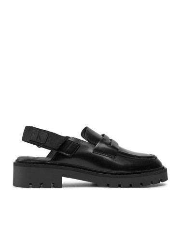 Calvin Klein Jeans Сандали Combat Sling Mule LTH Черен