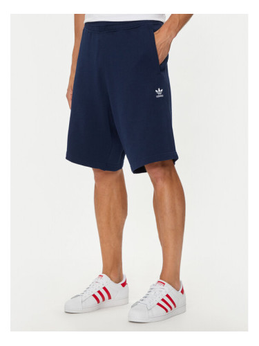 adidas Спортни шорти Essentials Trefoil IY8521 Тъмносин Regular Fit