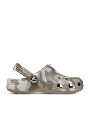 Crocs Чехли Classic Printed Camo Clog 206454 Бежов