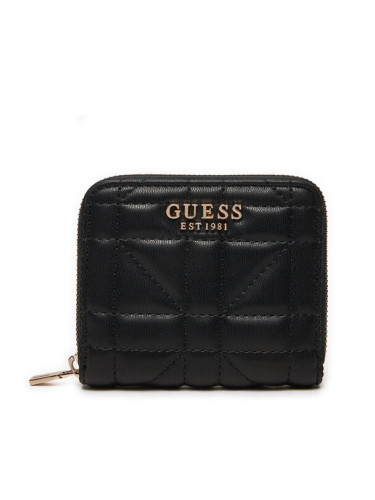 Guess Малък дамски портфейл Assia SWQG84 99370 Черен