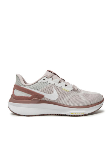 Nike Маратонки за бягане Air Zoom Structure 25 DJ7884 010 Бежов