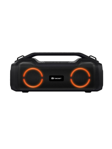 Тонколона Tracer BigBoy, 2.0, 40W RMS, Bluetooth, USB, черна, слот за microSD карта, IPX5 защита, RGB подсветка, до 8 часа време на работа