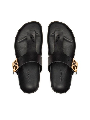 Tory Burch Джапанки Mellow Thong Sandal 155190 Черен