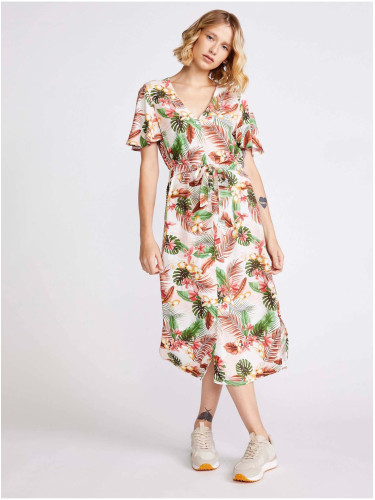 Cream floral dress VERO MODA Simply - Women