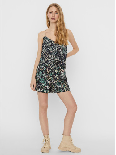 Navy blue floral top VERO MODA Hannah - Women