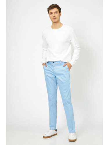 Koton Men's Blue Trousers