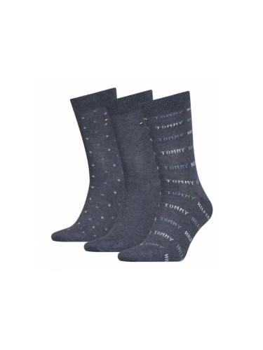 Tommy Hilfiger Socks - TH MEN SOCK 3P GIFTBOX blue