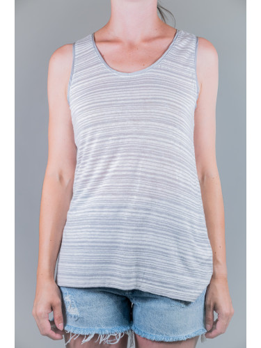 Tommy Hilfiger Tank top - LASSIE SCOOP NK VEST grey