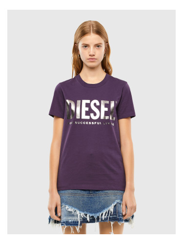 Diesel T-shirt - TSILYWX TSHIRT purple