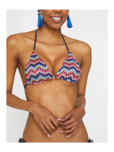 Koton Patterned Bikini Top